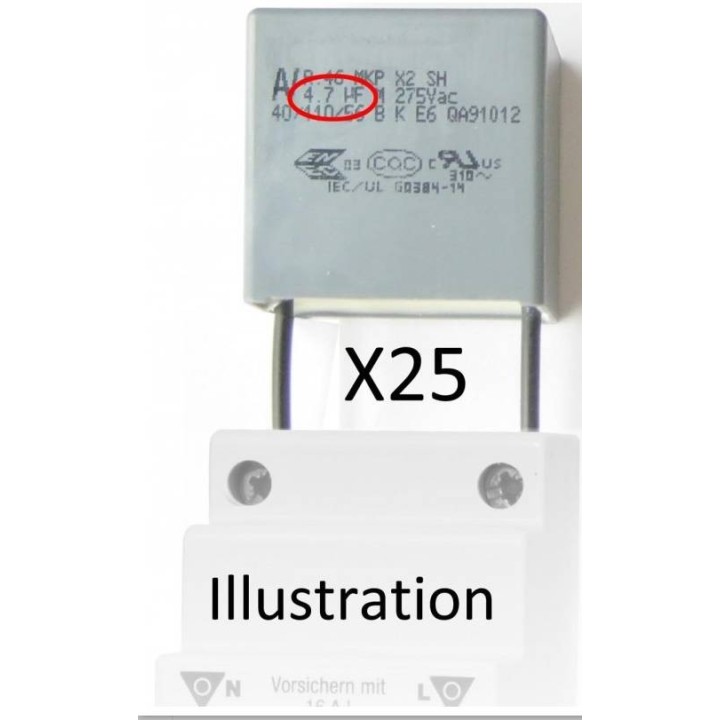 Filtre 4.5 µF x 25 Gigahertz Solutions pour IAC