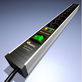 Multiprise blindée Danell 6 prises avec interrupteur bipolaire 