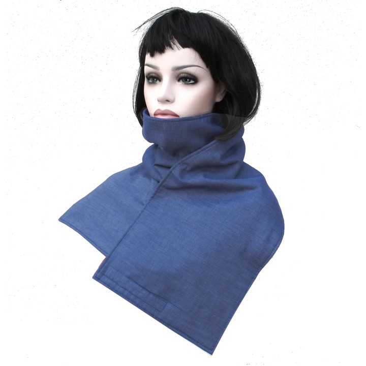 Foulard anti ondes -89dB Ray Shielding Swiss - Blue Jean