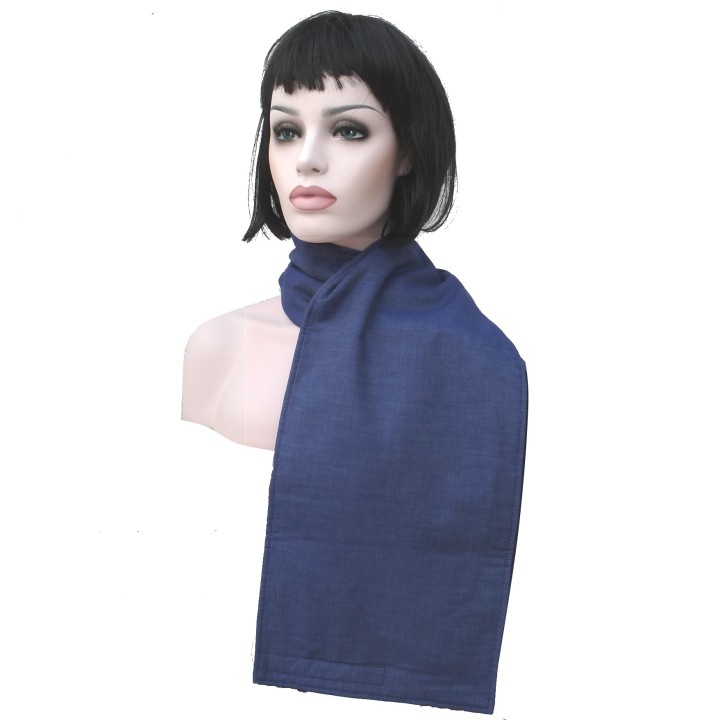 Foulard anti ondes -50dB Swiss Shield - Blue Jean