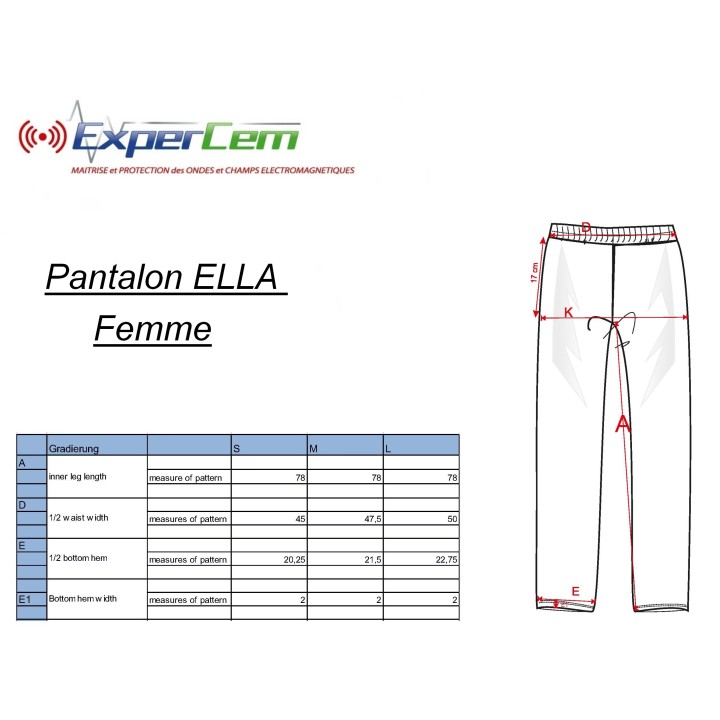 Pantalon ELLA femme anti-ondes 