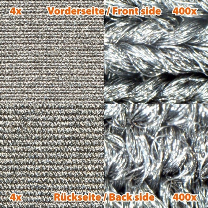 Tissu Silver-Elastic -15dB (1m lin.)