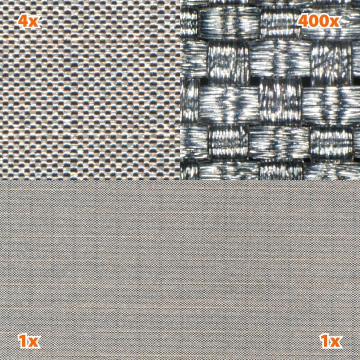 Toile HNG100 (-100dB max) - 1.3m large x 1m long