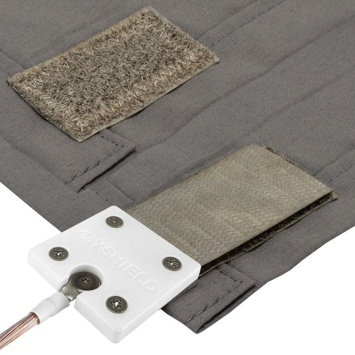 Plaque GCV YSHIELD de mise à la terre / velcro 