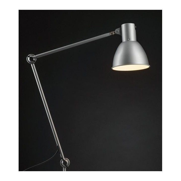 Lampe de bureau blindée Architecte alu mat Danell 