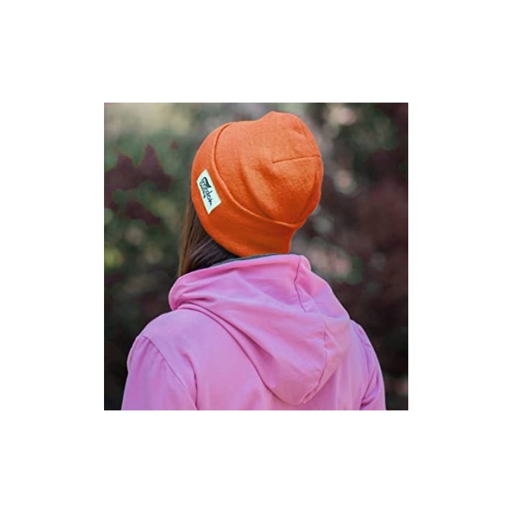 Bonnet beanies anti ondes NEW BLOCWAVE EMF 5G -55dB orange