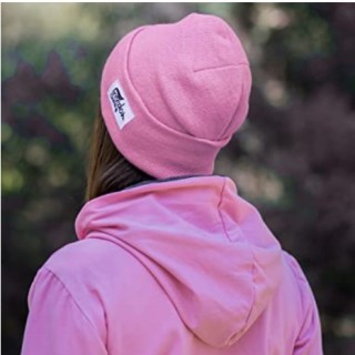 Bonnet beanies anti ondes NEW BLOCWAVE EMF 5G -55dB rose