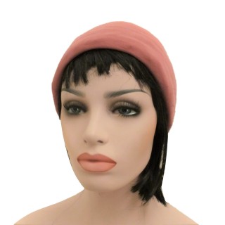 Bonnet Beanies anti ondes 5G LOVAL -89dB Ray Swiss Shield - rose pale