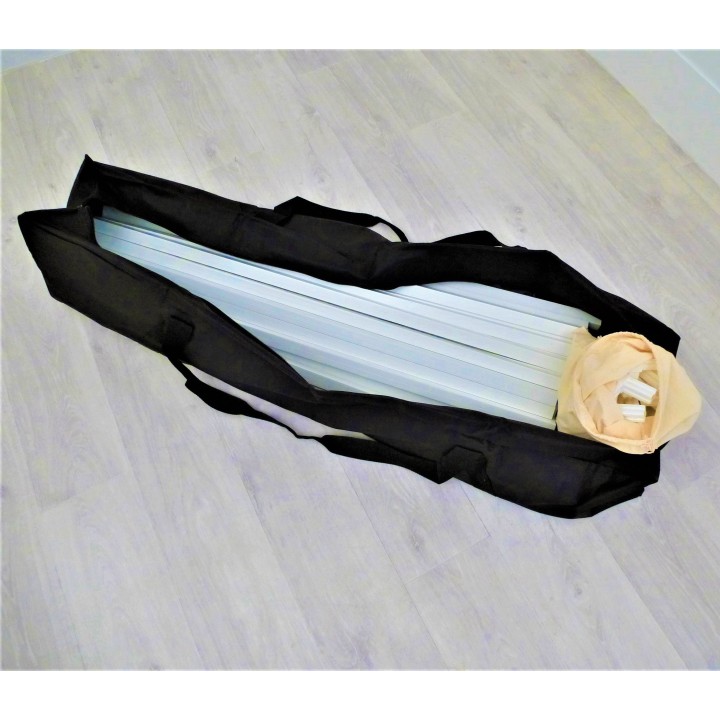 Kit structure autoportante voyage ou sédentaire STRUPLAST pour baldaquin 1 personne ou bureau anti-ondes + port offert