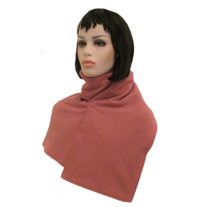 Foulard anti ondes -89dB  Ray Shielding Swiss - rose pale