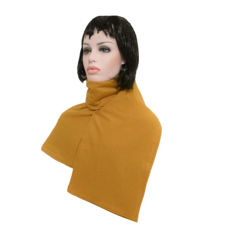 Foulard anti ondes -50dB Swiss Shield moutarde