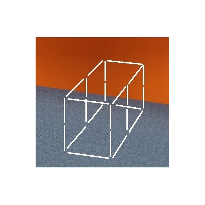 Kit 8 cornières métalliques structure autoportante pour baldaquin anti-ondes