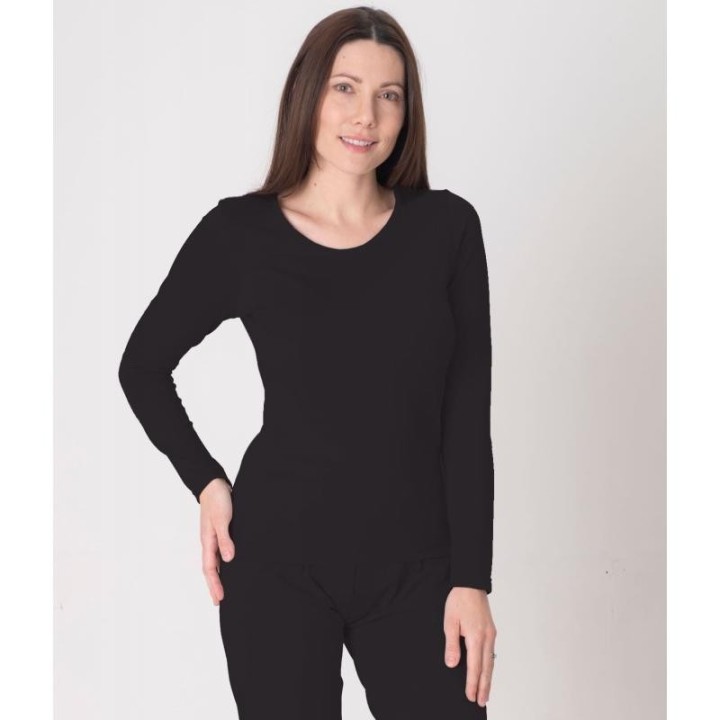 Long shirt anti-ondes femme LEBLOK noir + port offert