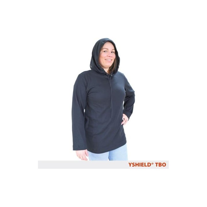 Sweat shirt à capuche anti ondes TBO Yshield -40dB