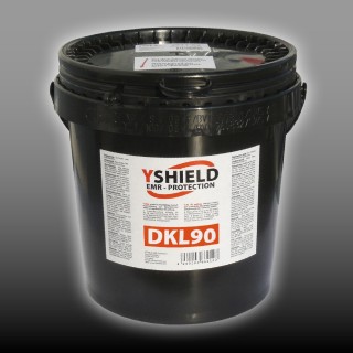 Pegamento conductor DKL90, tela Yshield HNV80, CURIP100.