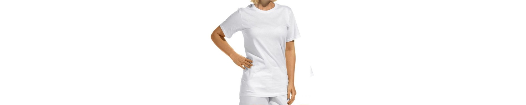 T-Shirt, Langarmshirt, Tanktop, Pyjamaoberteil DAMEN – SWISS SHIELD WEAR NATURELL ULTIMA OPTIMA LEBLOK BLOCKWAVE