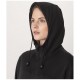 Sweat shirt / hoodie femme LEBLOK noir zippé + port offert